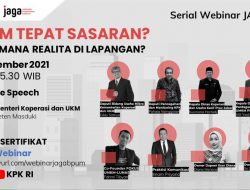 Webinar JAGA, KPK Mengawal Bantuan Usaha Mikro di Masa Pandemi