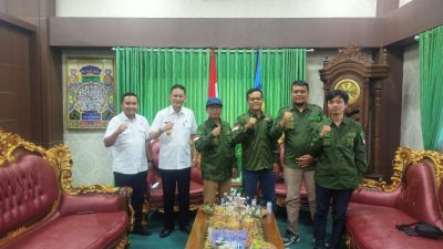 Pj. Bupati Pringsewu Menerima Kunjungan dan Audensi Media Pamungkas Indonesia