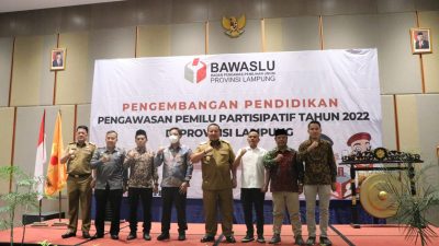Gubernur Lampung : Langkah Strategis Pengawasan Pemilu Partisipatif dengan Melibatkan Seluruh Lini Masyarakat