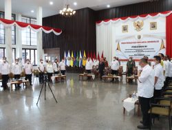 Gubernur Lampung Ikuti Kegiatan Penyerahan DIPA dan TKDD Tahun Anggaran 2023 Oleh Presiden RI