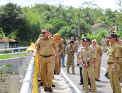 Bupati Pimpin Rombongan Monitoring Proyek Pembangunan Tahun 2022