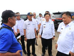 Pasca Penyerahan Kementerian Perhubungan, Pemprov Lampung Lakukan Peninjauan Pelabuhan Pengumpan Regional Sebalang