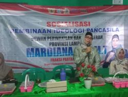 Anggota DPRD Lampung Sosialisasikan Pembinaan Ideologi