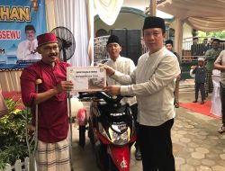 Pj. Bupati Pringsewu Beri Bantuan 1 Unit Motor Bagi Penyandang Disabelitas