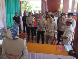 Pj. Bupati Marindo Bersama Kapolres Pringsewu Tinjau Persiapan Keamanan Mudik Lebaran