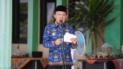 Pj.Bupati Marindo Halal Bilahalal di Disdikbud Pringsewu