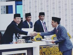 Pj.Bupati Pringsewu & DPRD Sahkan APBD-P 2024 & RPJPD Sekaligus Sampaikan APBD 2025