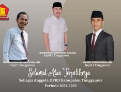 Rekor Baru! Zudarwansyah dan Kedua Putranya Dilantik Bareng Jadi Anggota DPRD Tanggamus