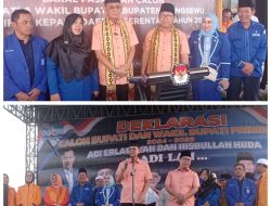 Pendaftaran dan Deklarasi Adi Lah, Dari Kyai Hingga Partai Pengusung Pilihlah Pemimpin Yang Ahlinya