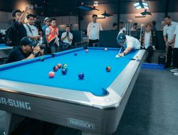 Cagub Lampung RMD Resmi Membuka Turnamen Billiard di Colony Billiard & Cafe