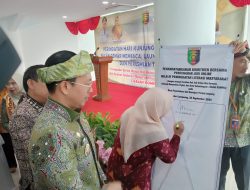 Perangi Judi Online, Perpusda Lampung Luncurkan Gajah Kompak dan Resmikan Tugu Baca 