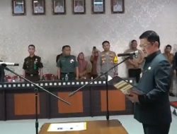 Pj. Bupati Tubaba Firsada Resmi Melantik Asisten I Bayana Sebagai Pj. Sekda