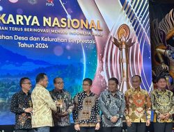 Pj. Gubernur Lampung Samsudin Terima Penghargaan Upakarya Wanua Nugraha Dari Mendagri