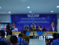 PWI Lampung Gelar Pelatihan Wartawan Siber tentang Perpres Publisher Right.