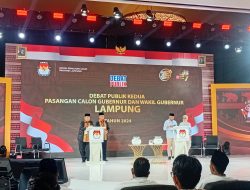 Debat Kedua, Inilah Visi dan misi Cagub dan Cawagub Lampung Arjuno dan Mirza-Jihan