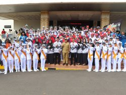 Pj. Gubernur Samsudin Pimpin Upacara HUT ke-79 PGRI dan Hari Guru Nasional Tingkat Provinsi Lampung Tahun 2024