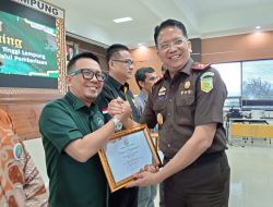 AMSI Terima Penghargaan Dari Kejati Lampung