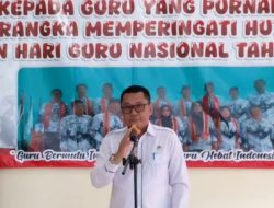 Adi Gunawan Menghadiri Puncak HUT PGRI Ke-79 dan HGN Tahun 2024 Kecamatan Talang Padang