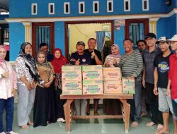 DPK Apdesi Kota Agung Salurkan Bantuan Bahan Pokok untuk Korban Konflik Gajah Liar di Pekon Gunung Doh Tanggamus