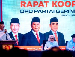 Gerindra Lampung Gelar Rakorda Sejumlah DPC Hingga Anggota Fraksi Dapat Penghargaan