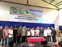 2 Kecamatan Dari Kabupaten Tanggamus dan 5 Dari Pesawaran Deklarasi Pembentukan Kabupaten Lampung Pesisir