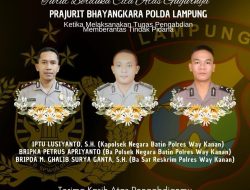 Tiga Anggota Polres Way Kanan Tewas Akibat Tertembak Saat Menggerebek Judi Sabung Ayam