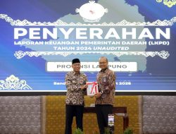 Gubernur Lampung Serahkan LKPD 2024, Targetkan Opini WTP ke-11 Berturut-turut