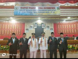 Rapat Paripurna Istimewa Sambutan Perdana Bupati Tanggamus Periode 2025-2030