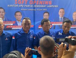 Edi Irawan Tepati Janji, DPD Demokrat Lampung Kini Miliki Kantor Sendiri