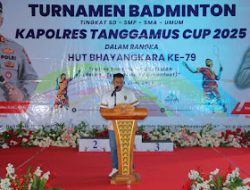 Turnamen Badminton Kapolres Cup 2025 Resmi Ditutup