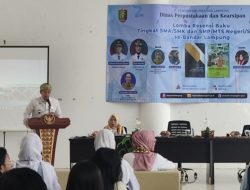 Kadis Perpusda Lampung Buka Lomba Resensi Buku Karya Arman dan Farida