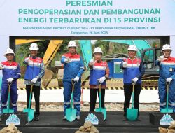 Sekdaprov Dr. Marindo Hadiri Peresmian Proyek Energi Hijau Gunung Tiga oleh Presiden Prabowo