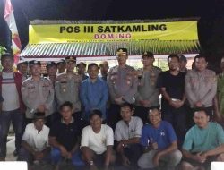 Polres Tanggamus Nilai Lomba Satkamling Dalam Rangka Hari Bhayangkara ke-79 di Tiga Kecamatan