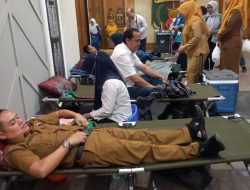 Peringati HUT Ke-64, IKWI Lampung Gelar Donor Darah dan Diskusi KDRT