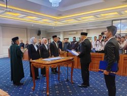 Gubernur Lampung Lantik Tiga Pejabat Eselon II, Dorong Lompatan Inovatif dan Digitalisasi Pelayanan Publik