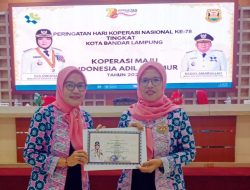 Koperasi IKWI Dapat Penghargaan Dari Pemkot Bandar Lampung