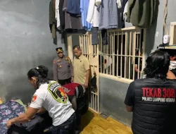 Kanwil Ditjenpas Lampung Gandeng Polres Lampung Utara Sidak Lapas Kelas IIA Kotabumi