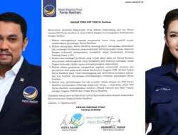 DPP Partai NasDem Resmi Copot Ahmad Sahroni Dan Nafa Urbach Dari Anggota DPR RI