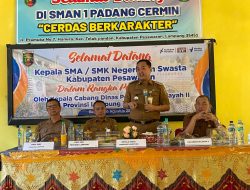 Percepat Program Gubernur, Thomas Amirico Gelar Pembinaan Kepala Sekolah SMA/SMK Wilayah II