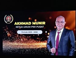 Ahmad Munir Resmi Pimpin Ketua Umum PWI Pusat Periode 2025-2030 Kongres di Cikarang