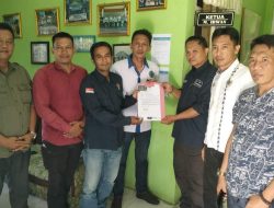 Hanibal Batman Wakil GM Radar Tanggamus Jadi Pendaftar Pertama Calon Ketua PWI Tanggamus Periode 2025 – 2028