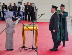 Budiman Jaya Resmi Dilantik Jadi Sekda Mesuji, Bupati Tegaskan Jabatan Berdasarkan Prestasi