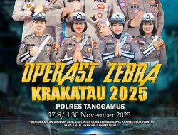 Polres Tanggamus Gelar Apel Pasukan Operasi Zebra Krakatau 2025