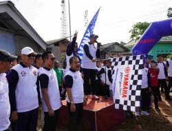 Ribuan Masyarakat Mesuji Ikuti Jalan Sehat Bersama Gubernur Lampung, Peringati HUT ke-17 Kabupaten Mesuji