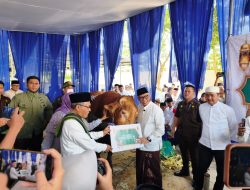 Gubernur Lampung Terima Kurban Sapi Seberat 1,5 Ton dari Presiden Prabowo