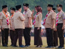Wagub Lampung Terima Penghargaan Lencana Karya Bakti Pramuka Pada HUT Pramuka Ke-65 Tahun 2026